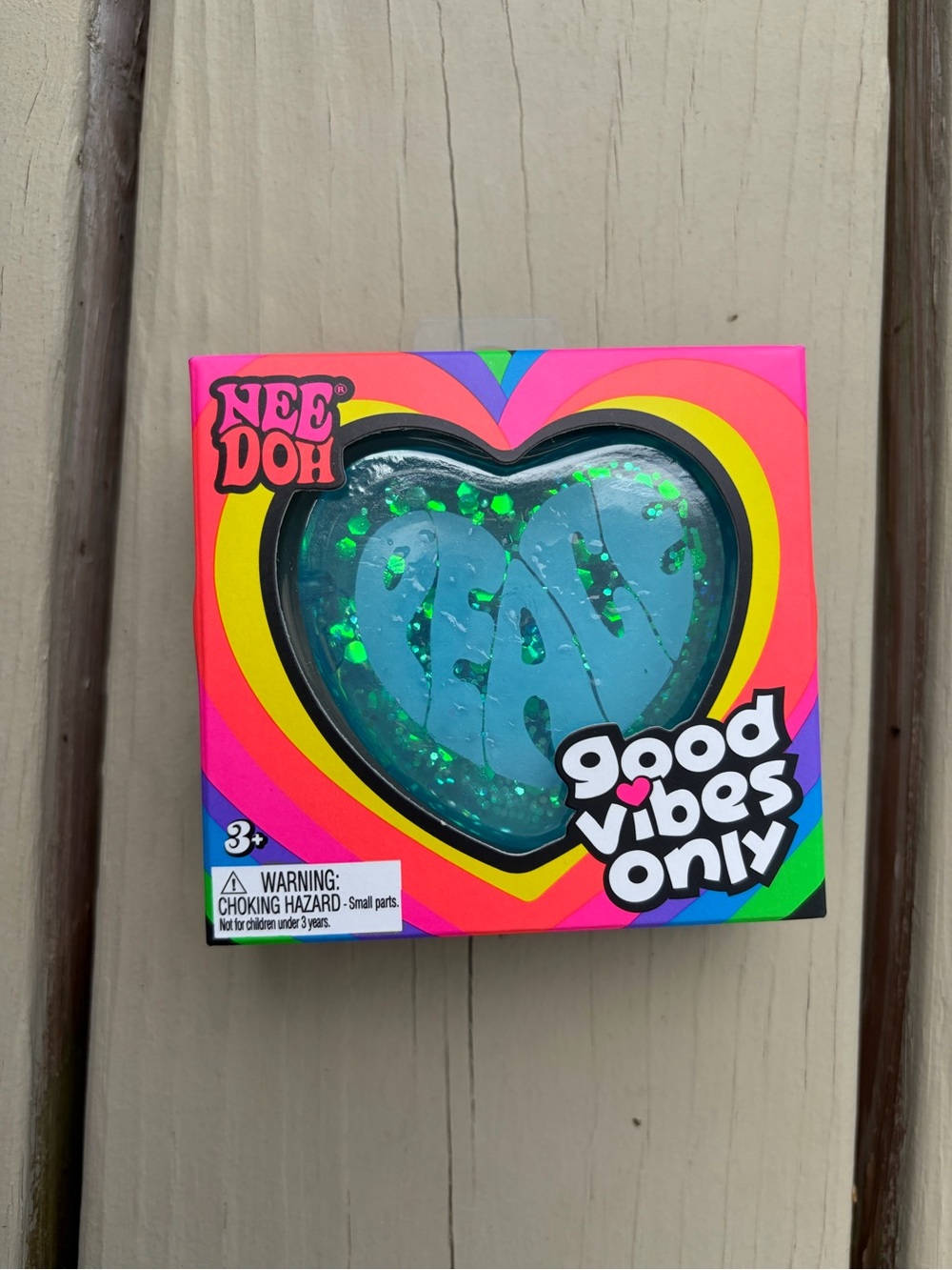 Good Vibes Only Heart NeeDoh